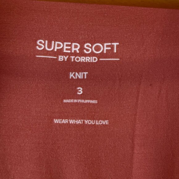 Torrid Super Soft Open Cardigan Knit - Rose Pink - 3X - Picture 6 of 7